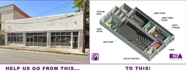 Donate to KOA Theater to help us build a better space for you!