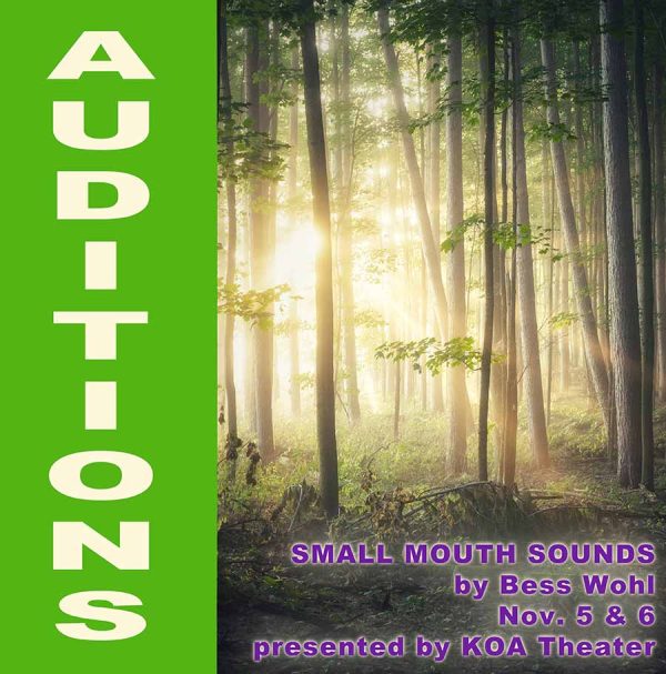 Small Mouth Sounds auditions at KOA Theater