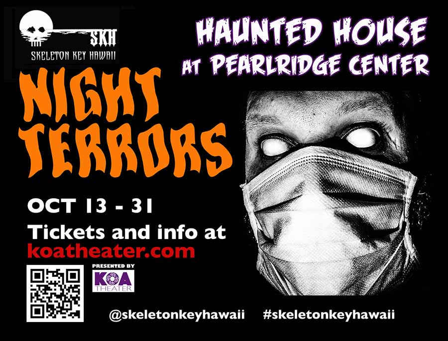 Night Terrors is the theme of the Skeleton Key Hawaii 2023 Haunt